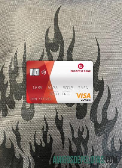 Hungria Budapest Bank Visa Classic Card Photolook Front exemplo